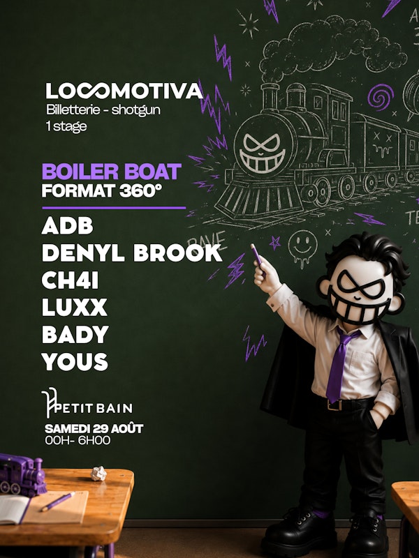 BOILERBOAT : TECHNO, TRANCE & BOUNCE EN FORMAT 360