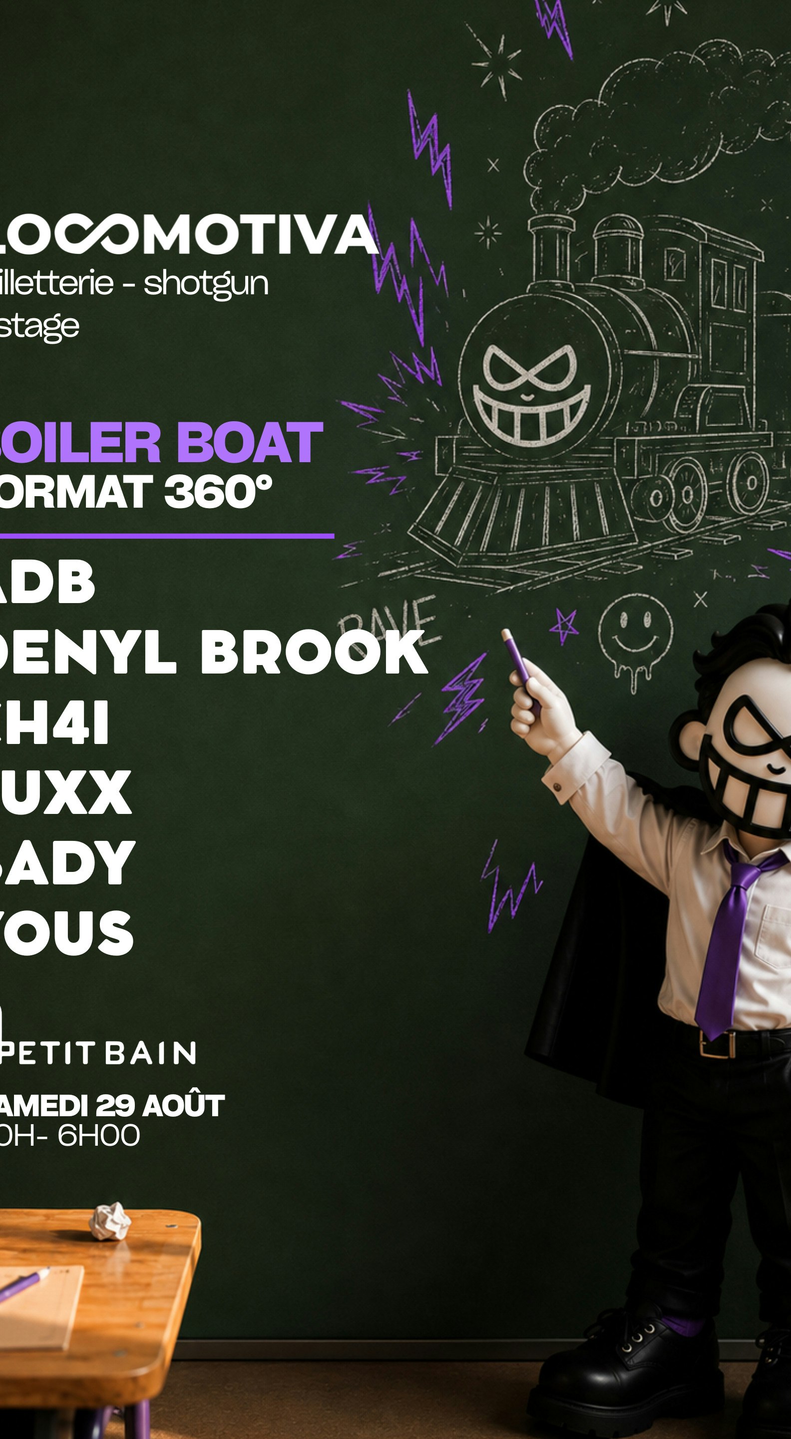 BOILERBOAT : TECHNO, TRANCE & BOUNCE EN FORMAT 360