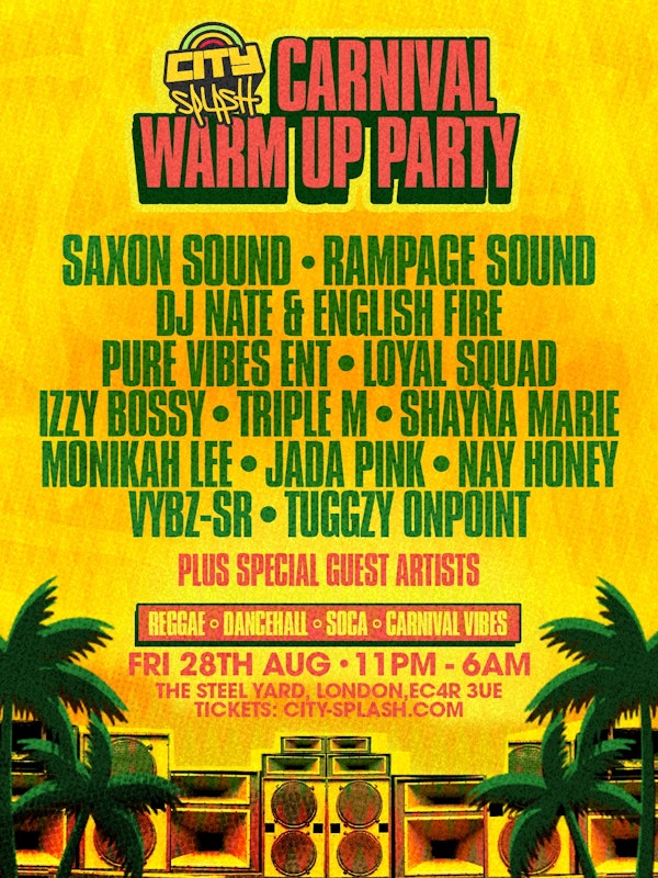 City Splash: Carnival Warm Up Party