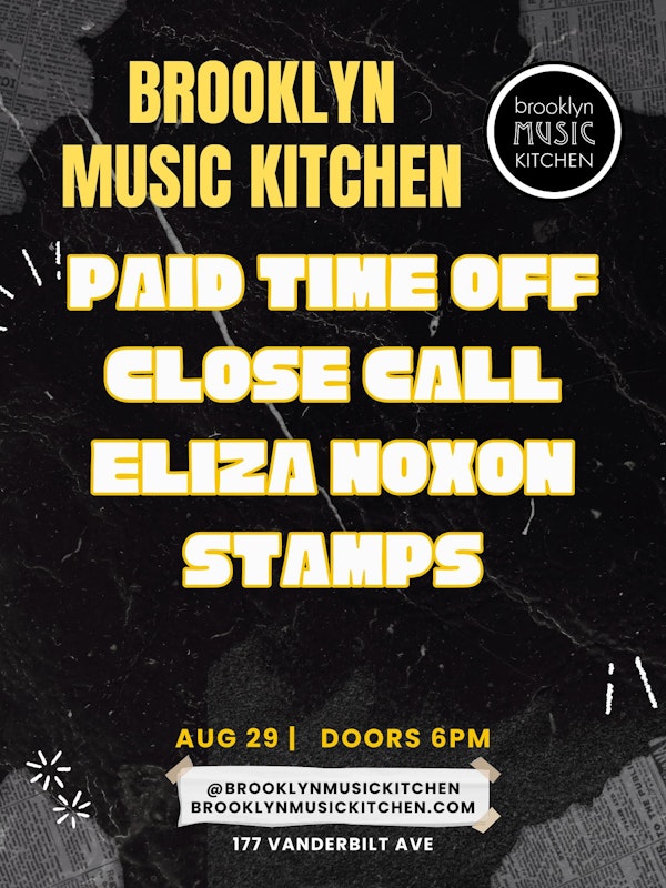 PaidTimeOff, CloseCall, ElizaNoxon, STAMPS