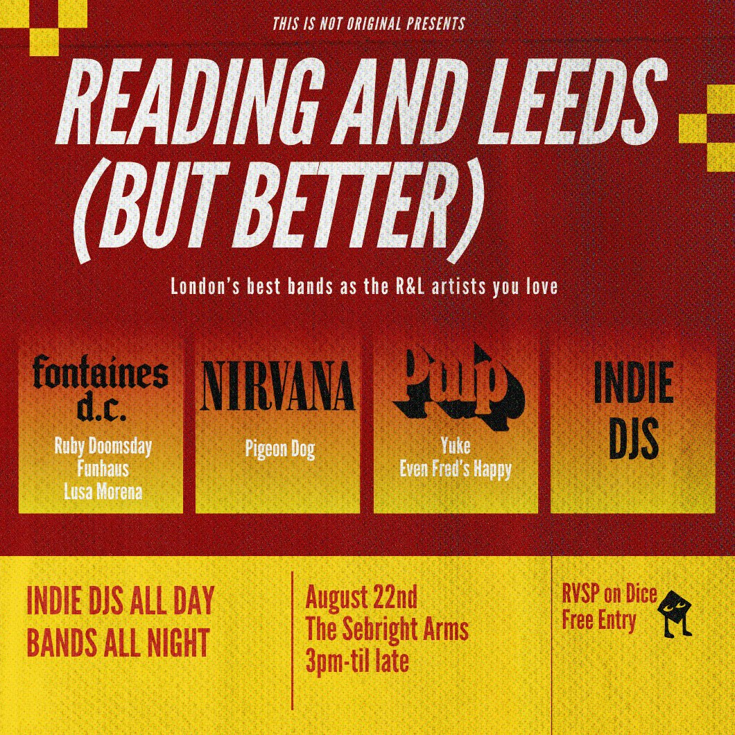 Reading and Leeds (but better)