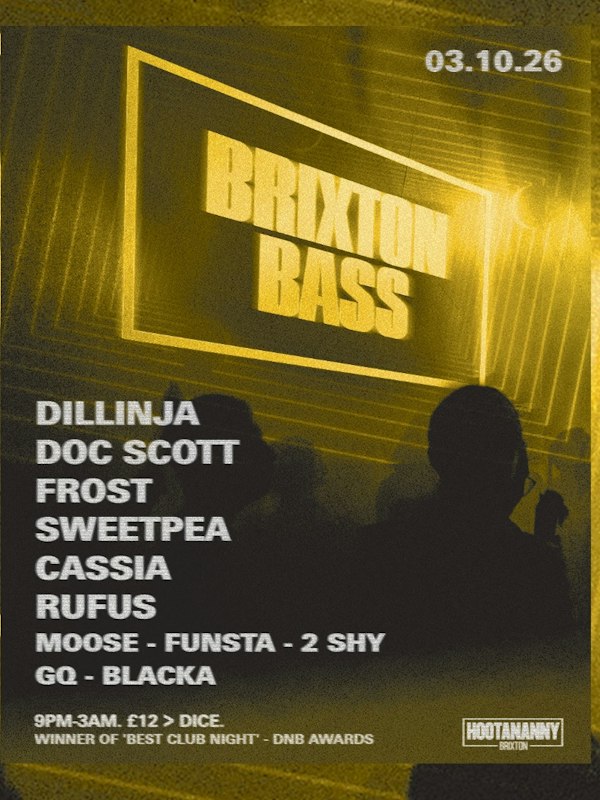 Brixton Bass: Dillinja, Doc Scott, Frost + More