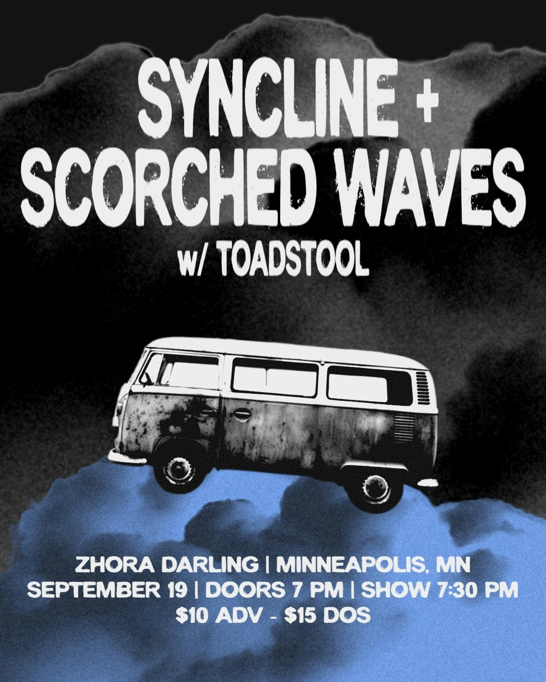 Syncline, Scorched Waves, Toadstool flyer