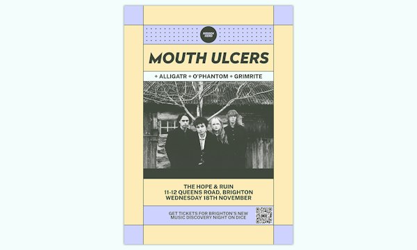 Mouth Ulcers + alligatr + O’Phantom + Grimrite
