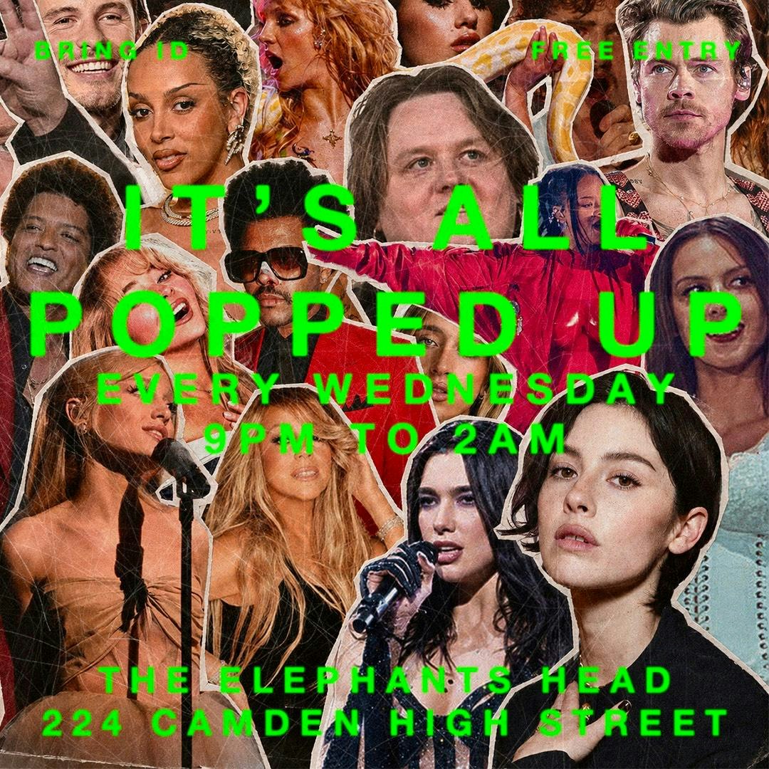 club night - It's All Popped Up [free entry]