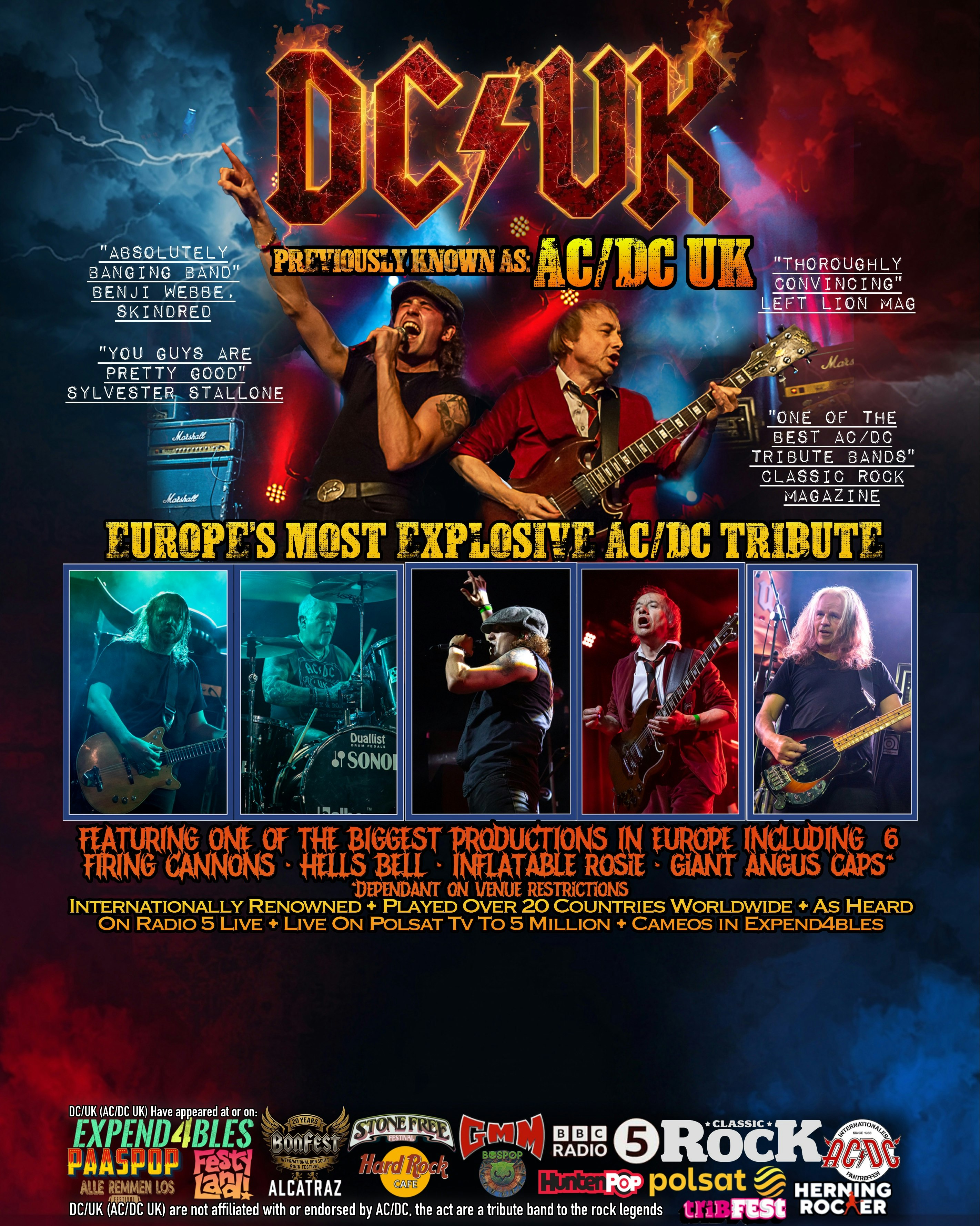 DC/UK (AC/DC Tribute) at The 1865, Southampton