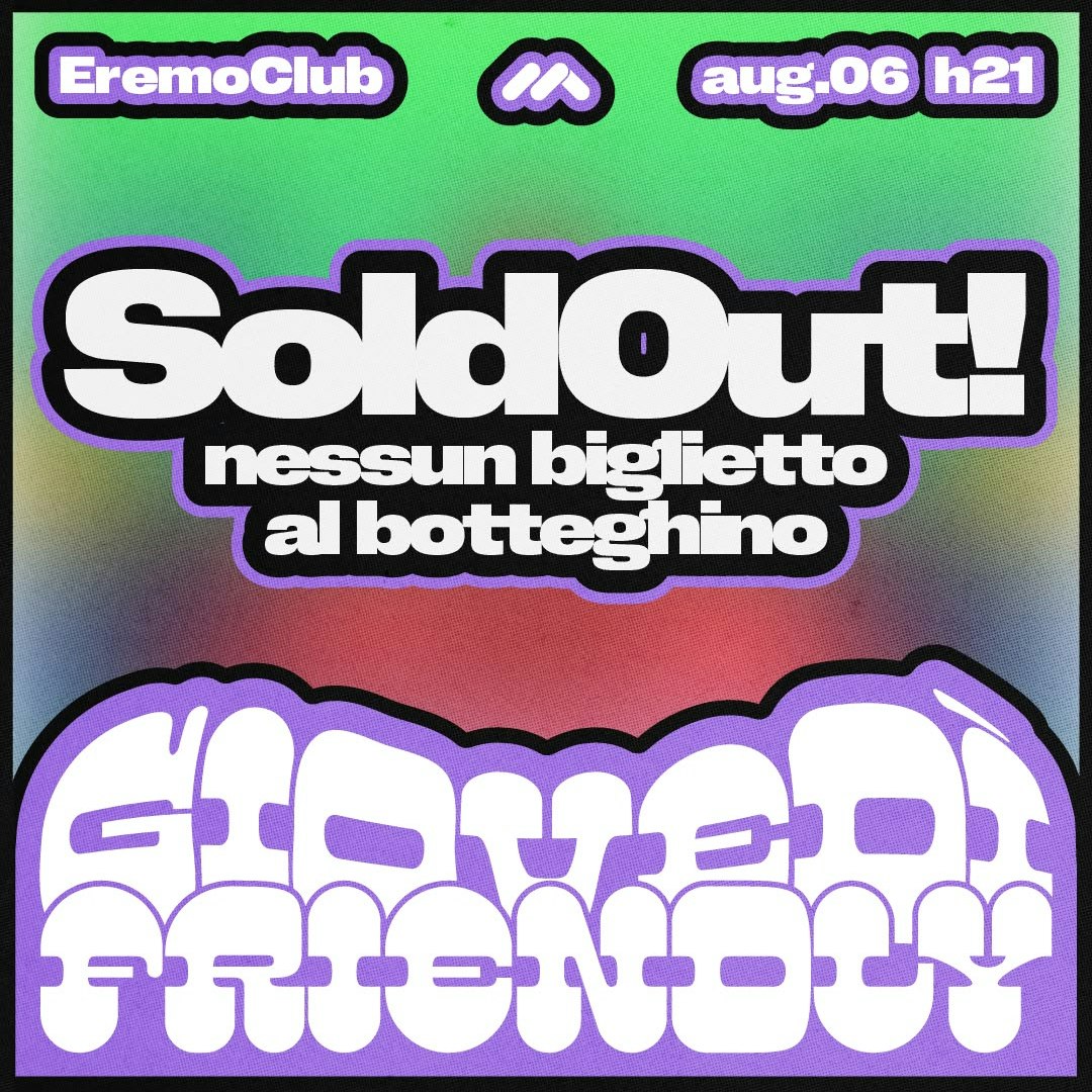 Giovedì Friendly con Club Novanta  | 6 agosto