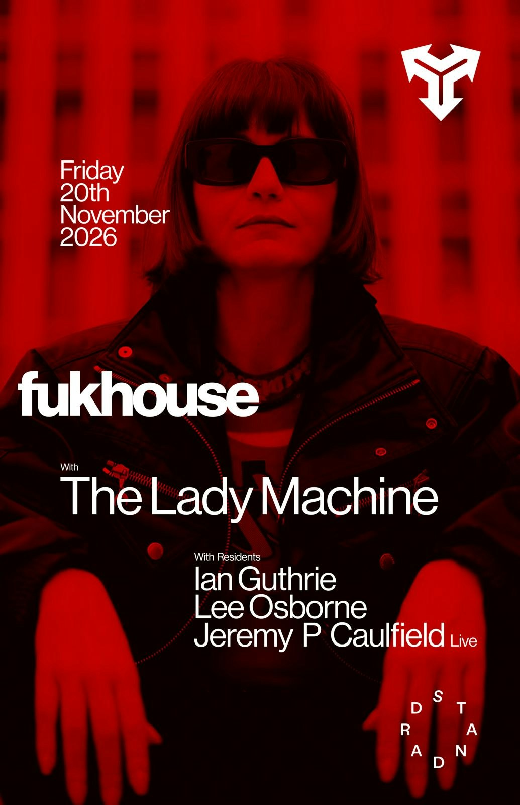 Fukhouse with the Lady Machine, Ian Guthrie and Jeremy P. Caulfied (live) event flyer