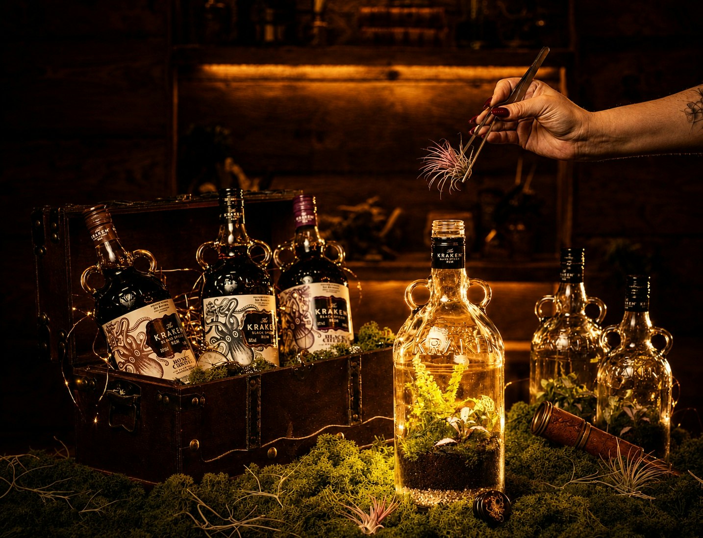 The Kraken's Living Relic: Terrarium Masterclass at Rhum Tavern, London