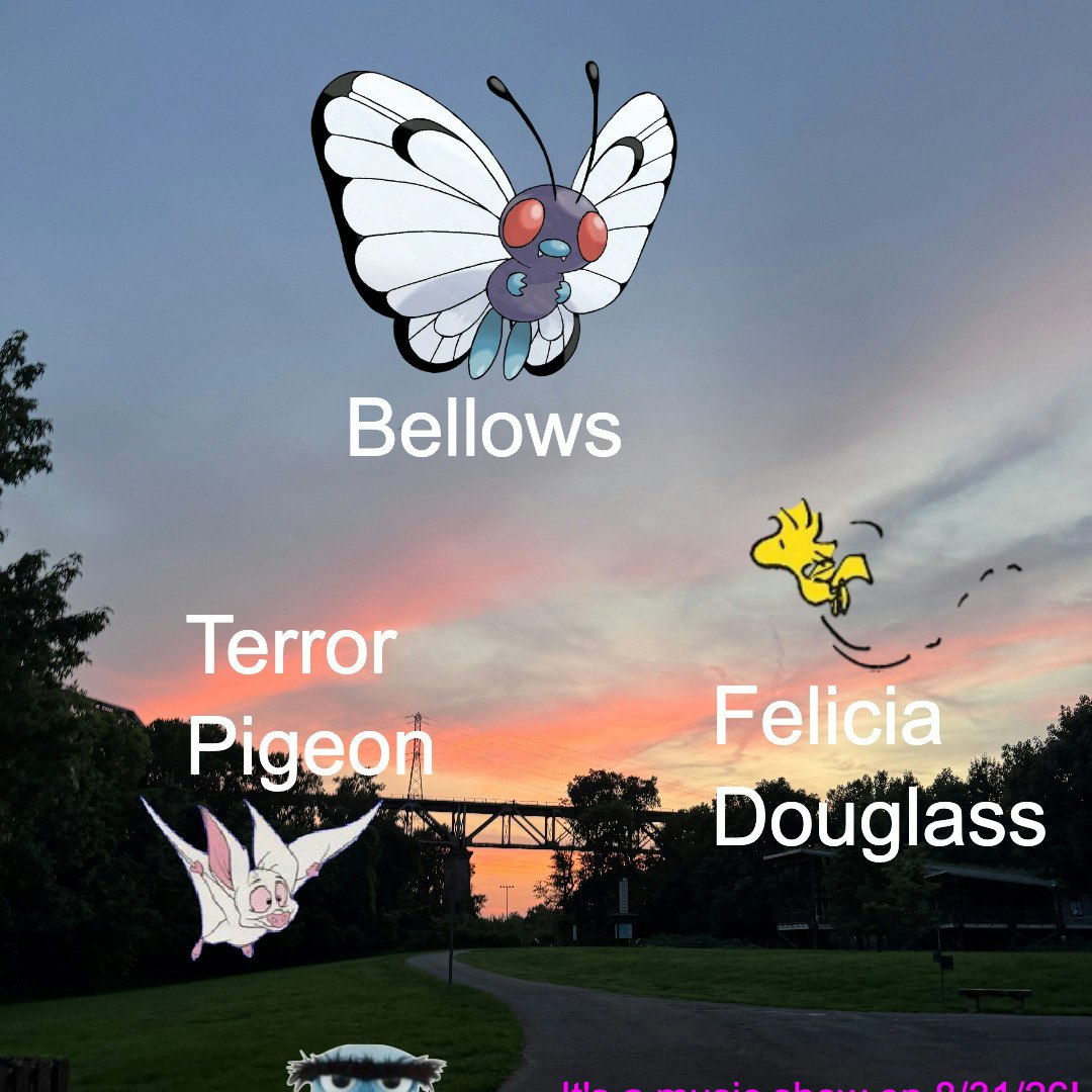 Terror Pigeon w/ Bellows and Felicia Douglass