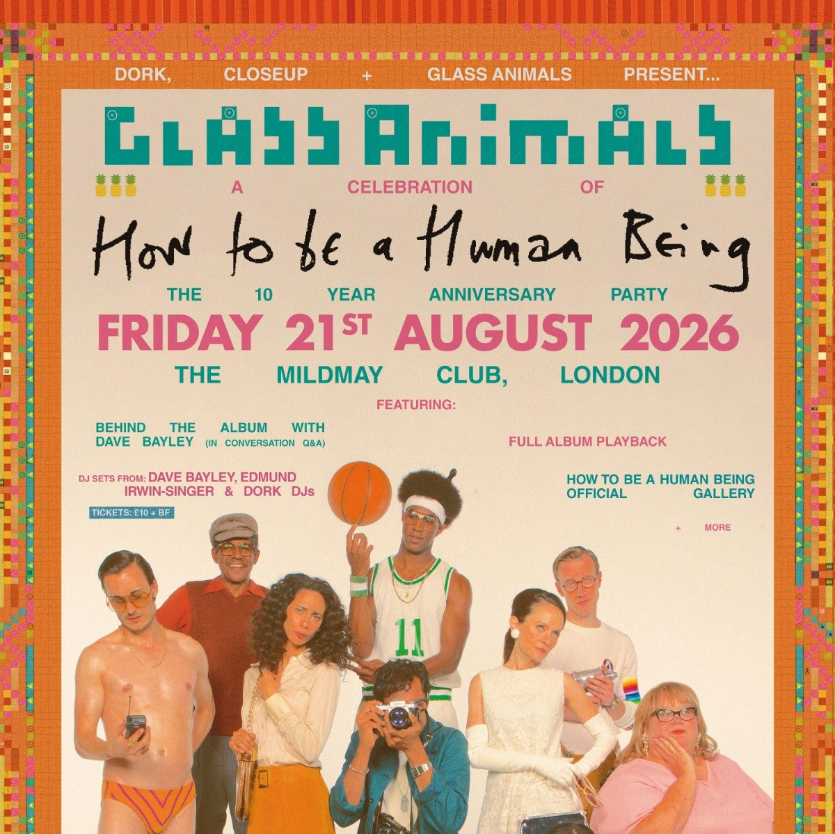 Glass Animals: How To Be A Human Being - 10 Years