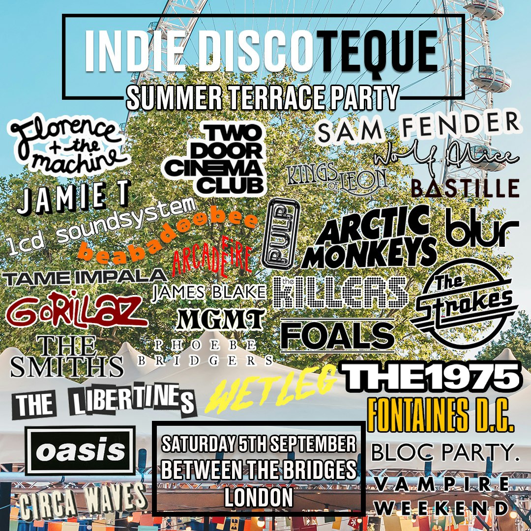 Indie Discoteque Summer Terrace Party