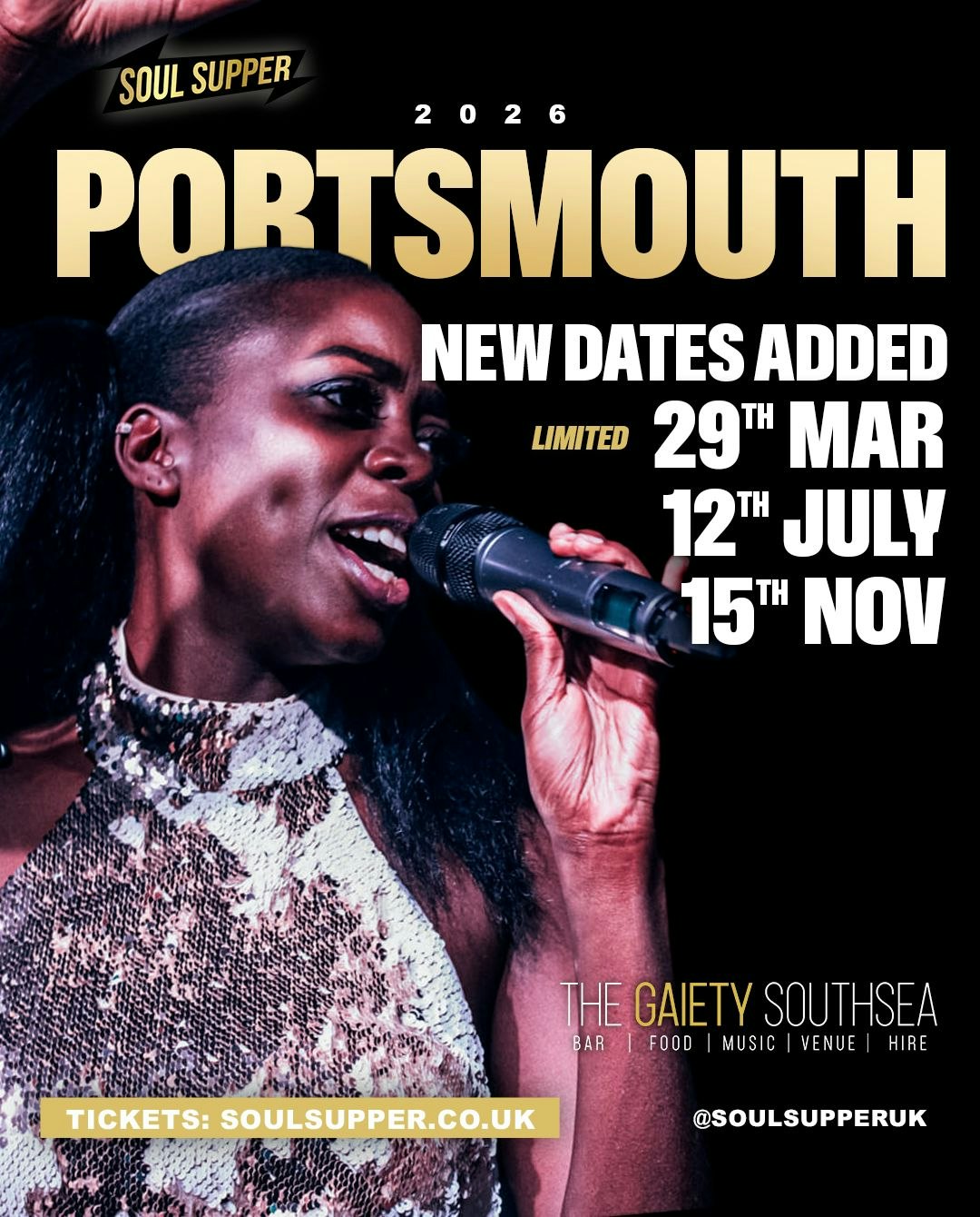 Soul Supper Immersive Dining Experience-PORTSMOUTH at The Gaiety Southsea, Southampton