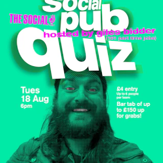 The Social Pub Quiz: Hosted by Giles Bidder