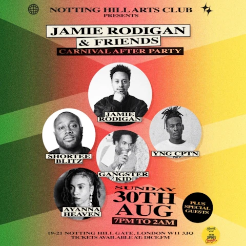 Jamie Rodigan and Friends Carnival After Party
