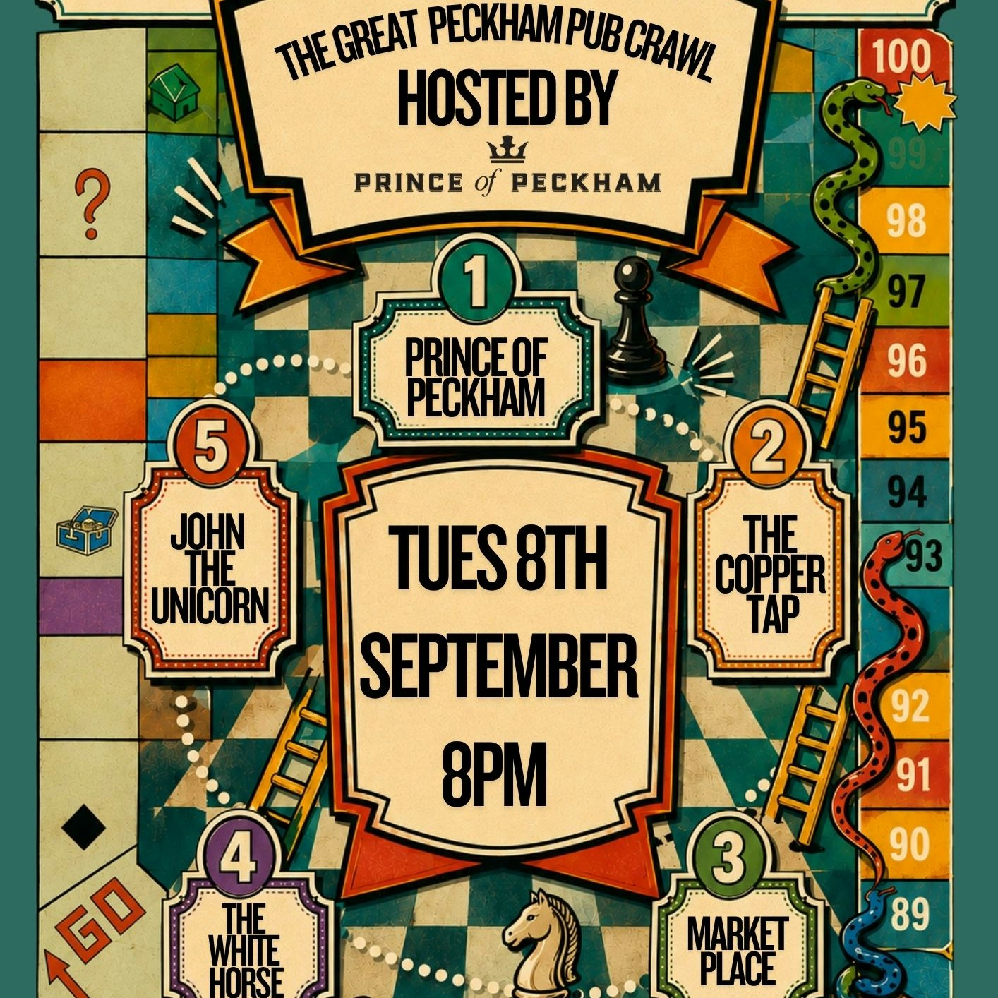 THE GREAT PECKHAM PUB CRAWL