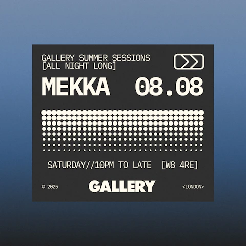Gallery Summer Sessions w/ MEKKA
