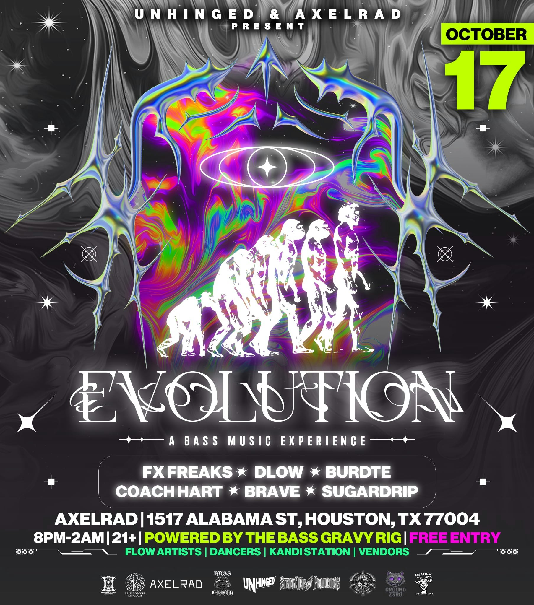 EVOLUTION | A Bass Music Experience @ Axelrad Tickets | Free | 17