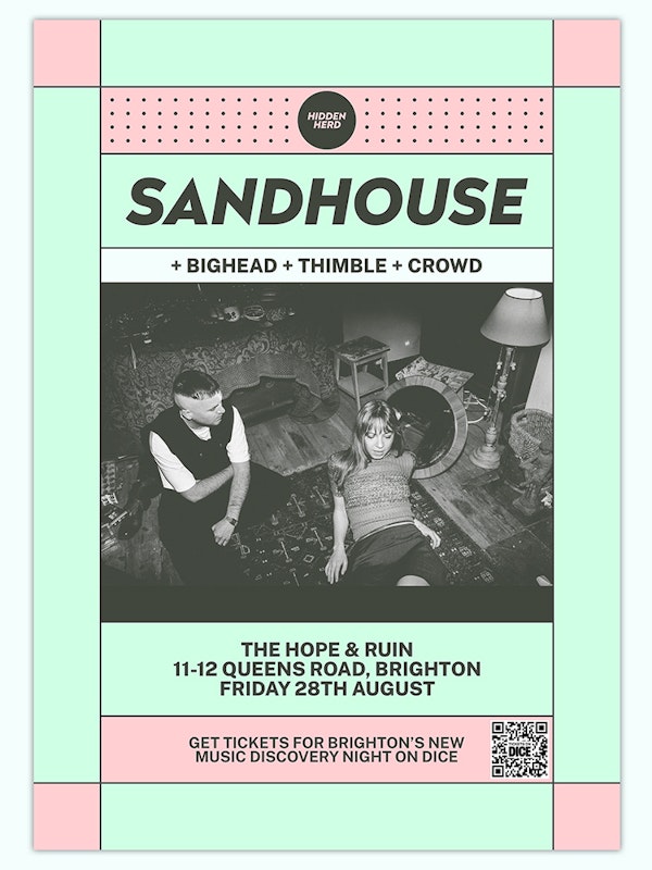 Sandhouse + BIGHEAD + Thimble + crowd