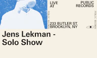 Jens Lekman - Solo Show at Public Records