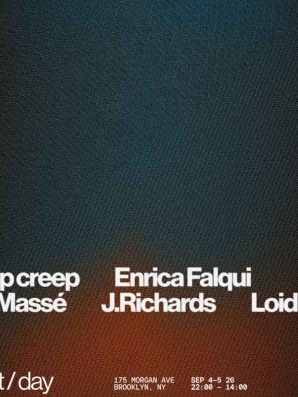 Night & Day: Loidis, Enrica Falqui, Flo Massé, deep creep, J.Richards