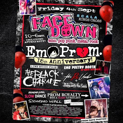 Face Down - Pop Punk, Metal, Emo Night London