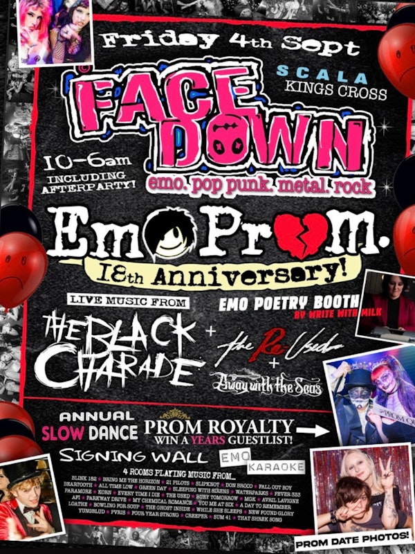 Face Down - Pop Punk, Metal, Emo Night London
