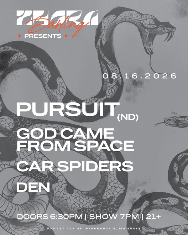 Pursuit (ND), God Came From Space, Car Spiders, & Den