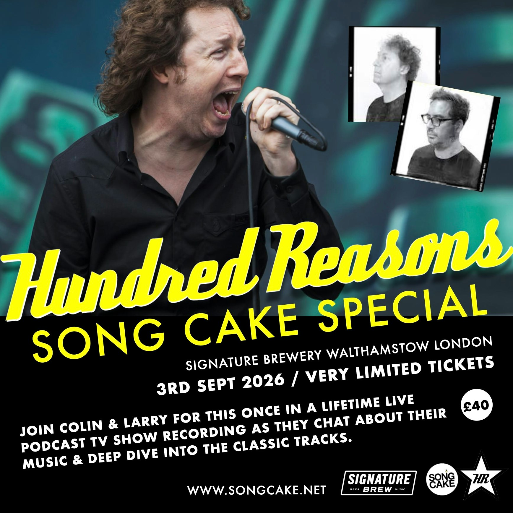Hundred Reasons: Song Cake Special Colin and Larry