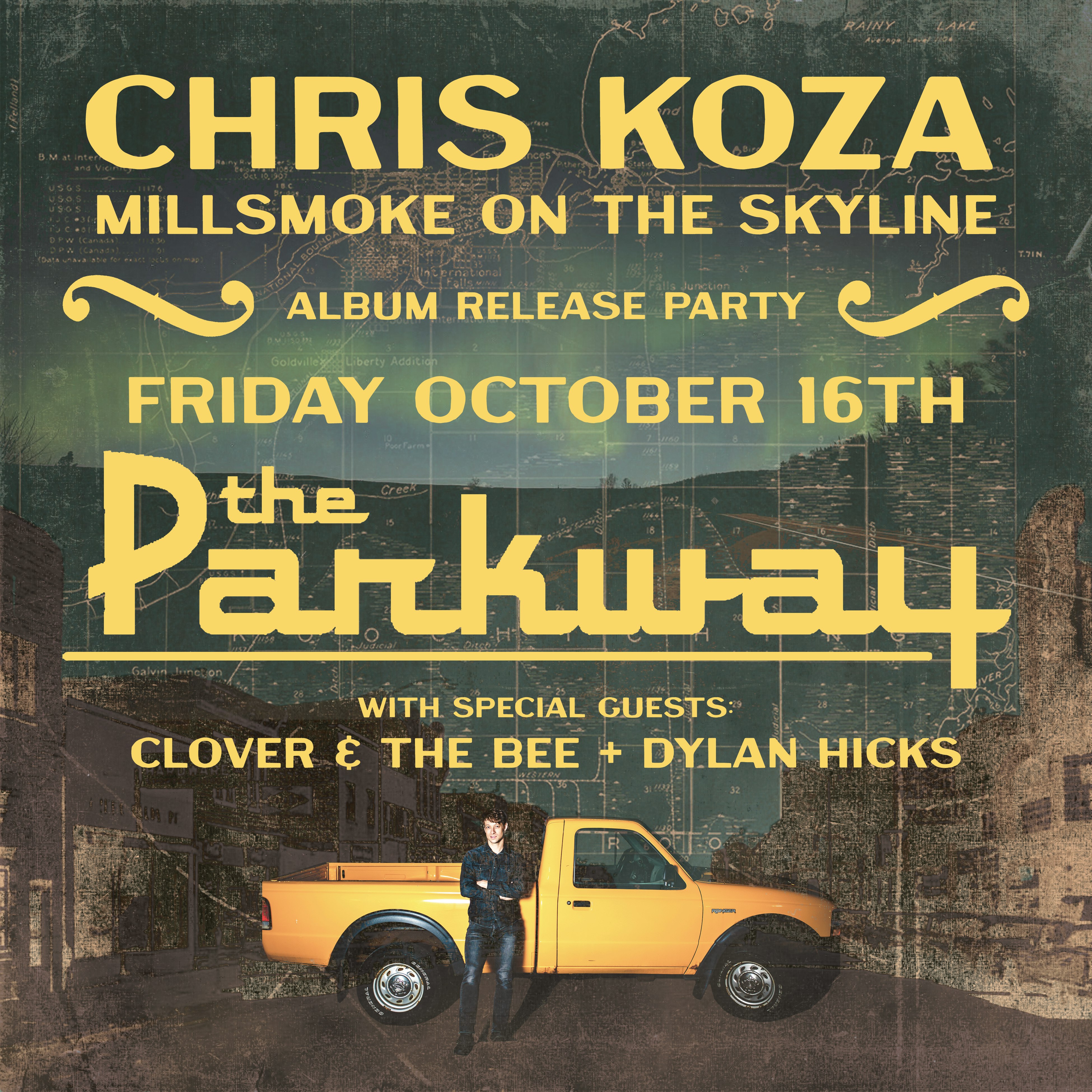 Millsmoke On The Skyline: Chris Koza Album Release with special