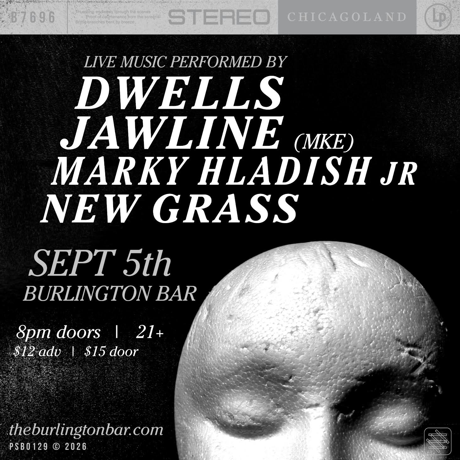 Dwells // New Grass // Jawline // Marky Hladish