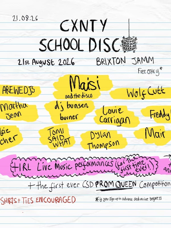 The Cxnty School Disco - Summer School