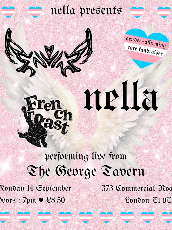 Nella, Envie, French toast (Gender-Affirming Care Fundraiser)