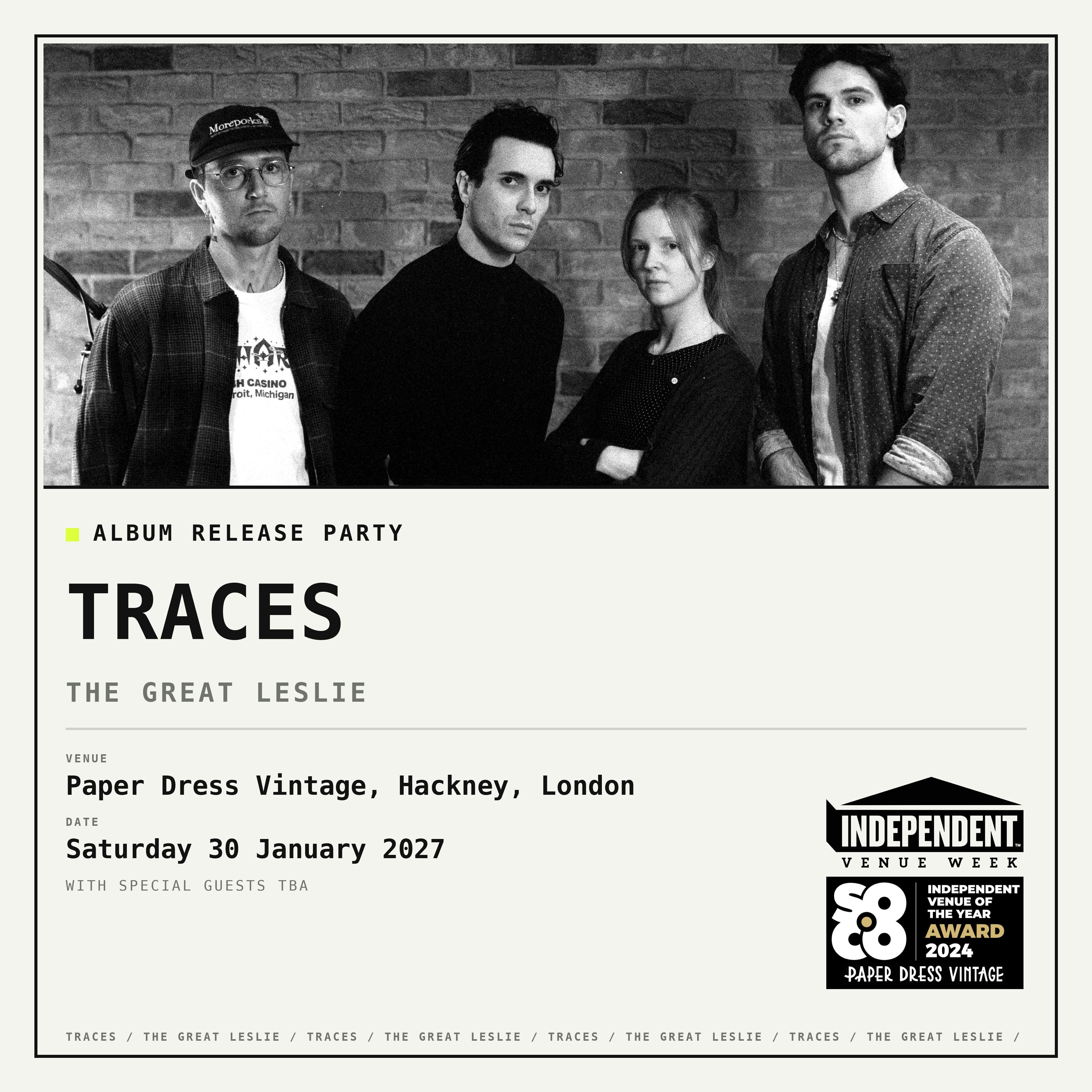 IVW27: The Great Leslie (Album Launch) + special guests
