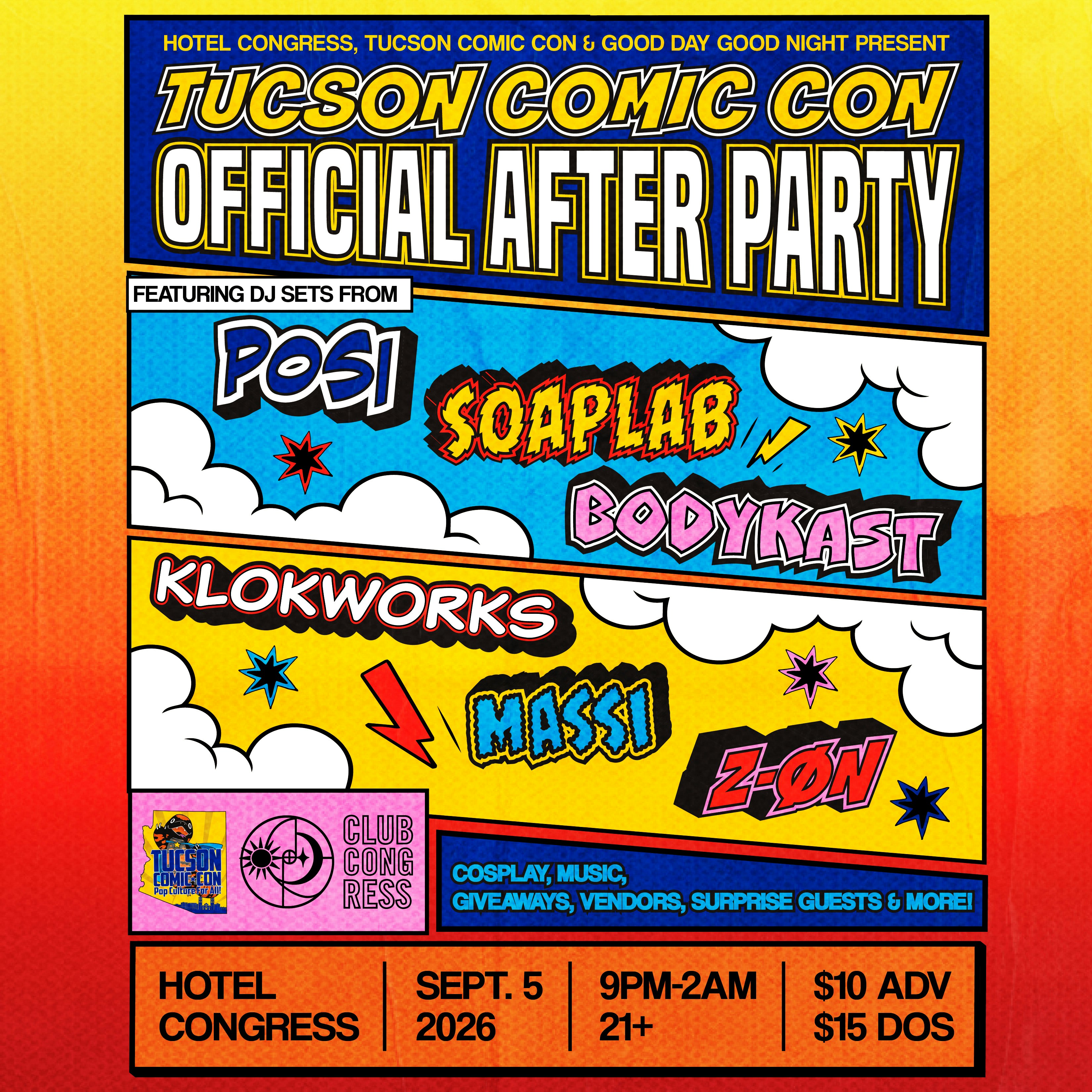 Tucson Comic Con Official After Party