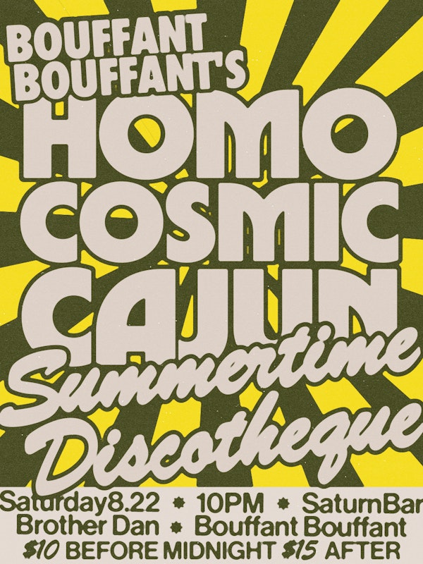 Bouffant Bouffant's Homo Cosmic Cajun Discotheque