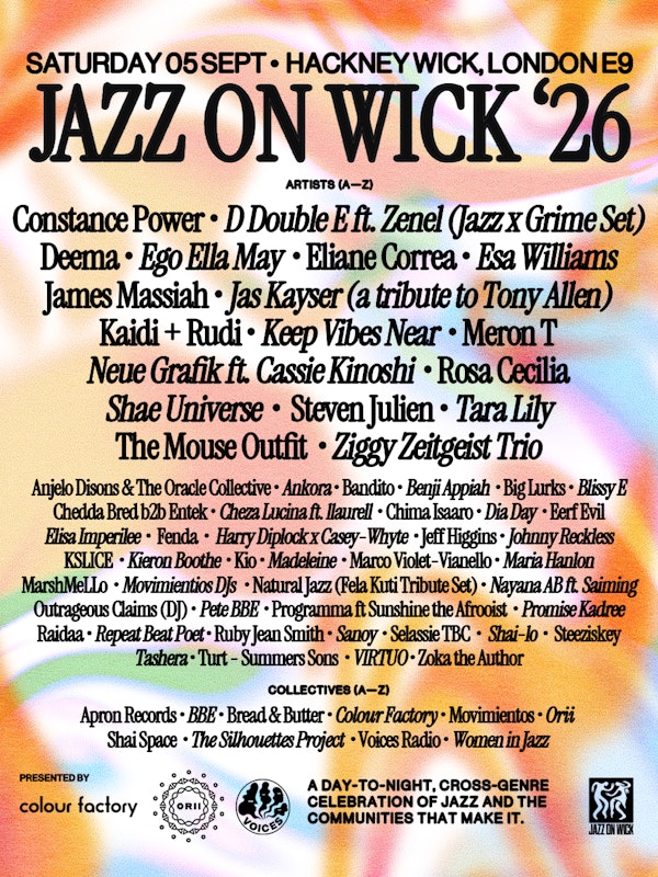 Jazz on Wick 2026