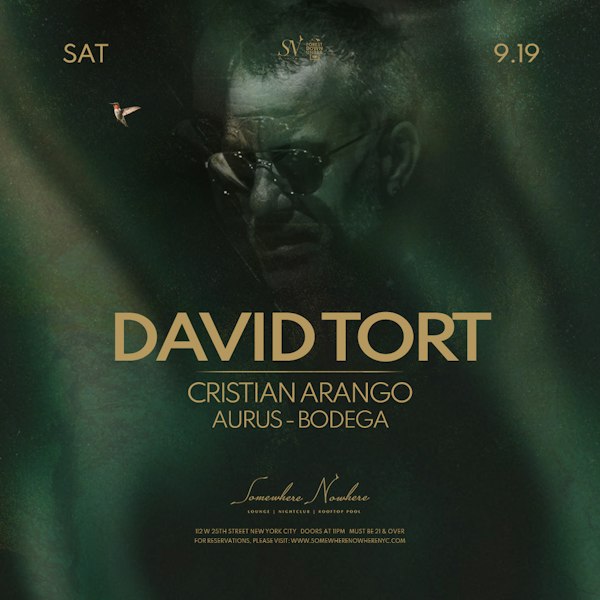 David Tort (with Cristian Arango, Aurus and Bodega)