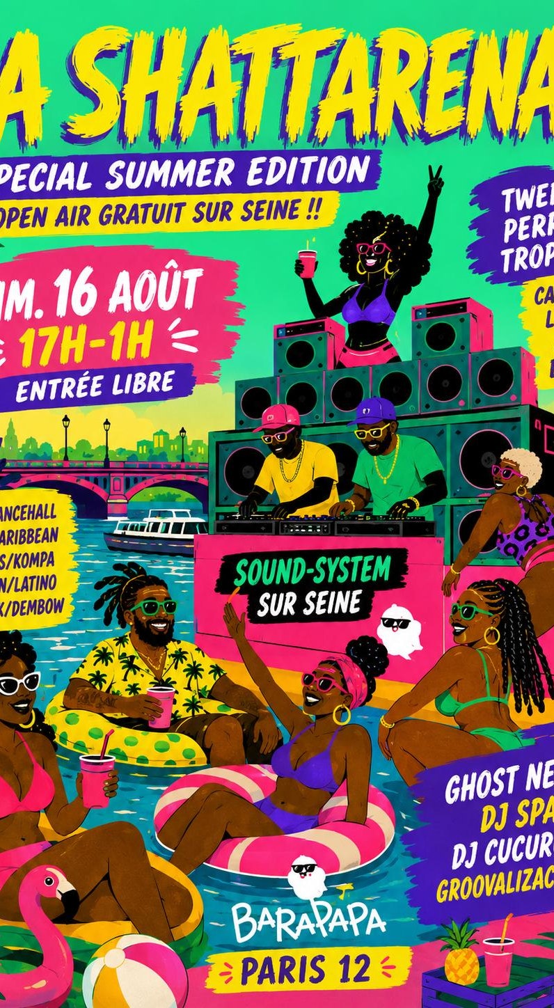 La Shattarena #8 - free open air sur Seine !