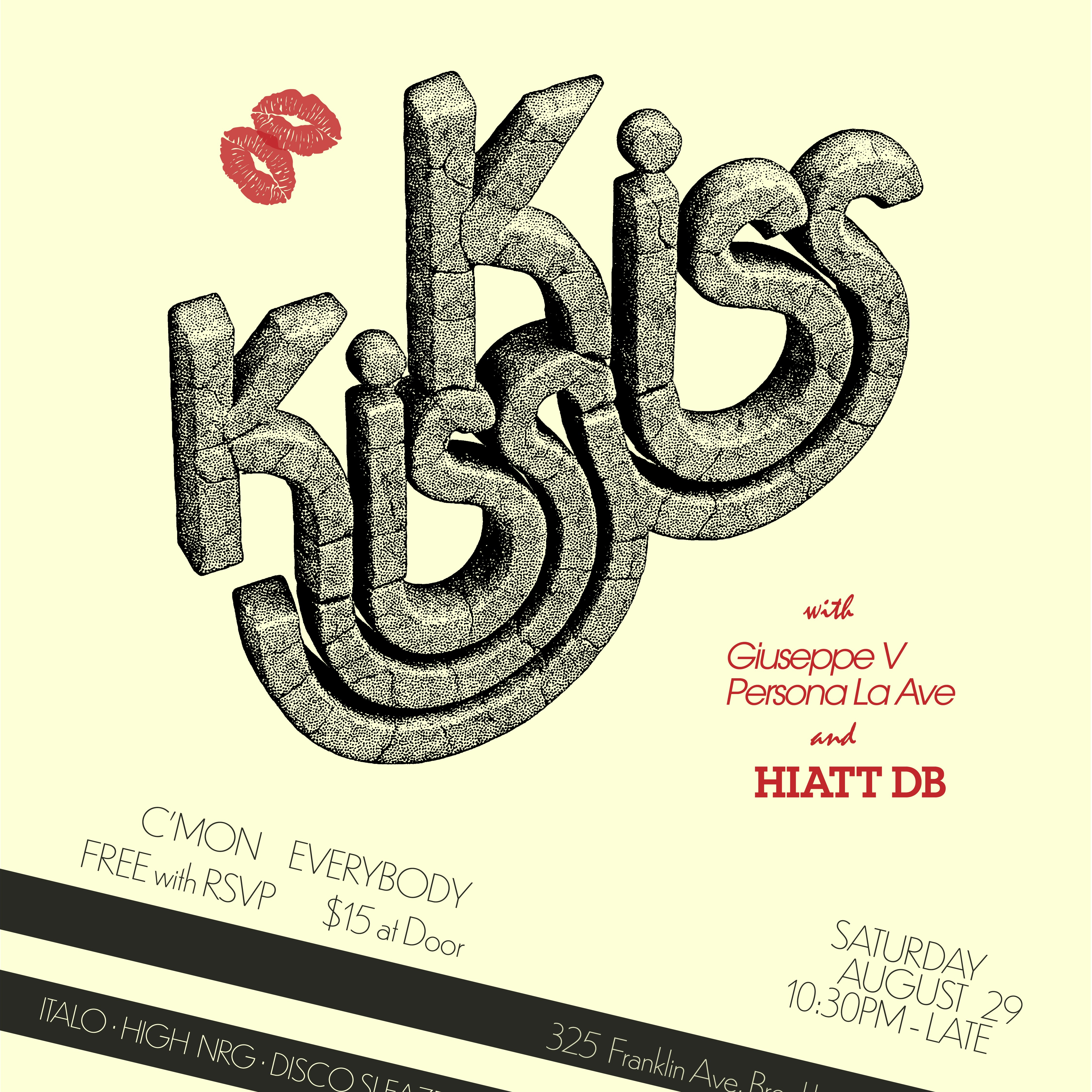 KISS KISS w/s/g Hiatt DB