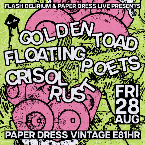 Golden Toad + Floating Poets + Crisol Rust