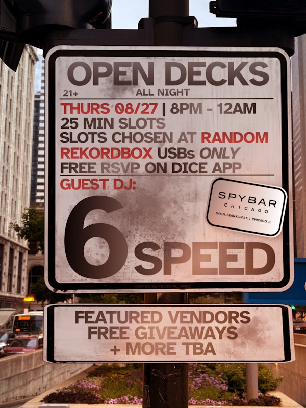 Thursday Social: Open Decks + Night Market