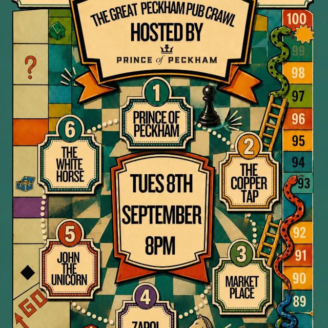 THE GREAT PECKHAM PUB CRAWL