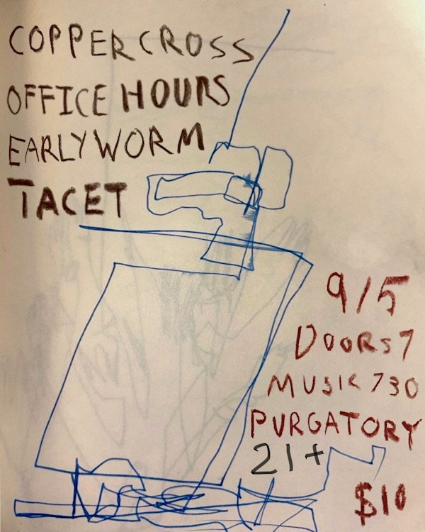TACET, Office Hours, Early Worm, and Cooper Cross