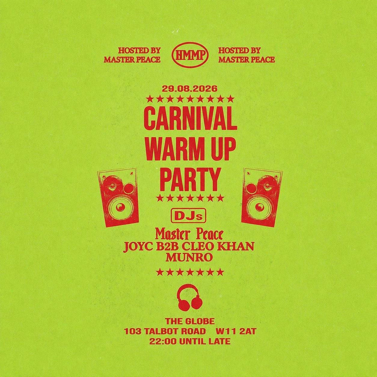 Carnival Warm Up Party
