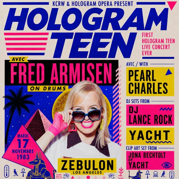 First Ever Hologram Teen Concert (with Fred Armisen on Drums)