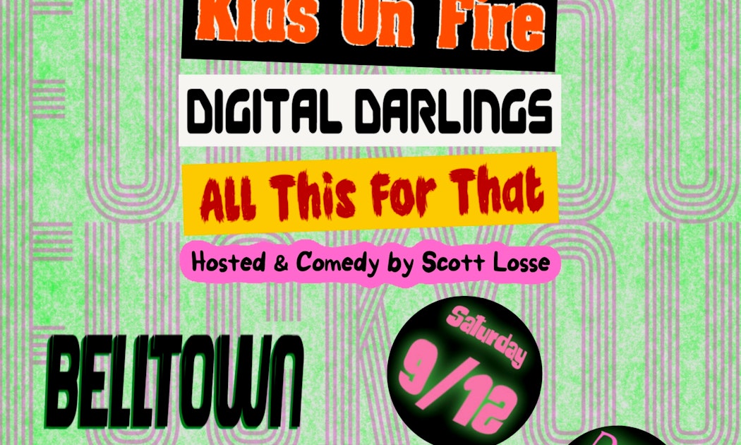 Eep-Oop! Record Release show w/ Kids on Fire, Digital Darlings, All this For That