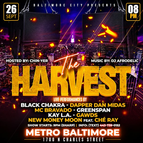 BLACK CHAKRA, DAPPER DAN MIDAS, MC BRAVADO and GREENSPAN. Hosted BY CHIN-YER