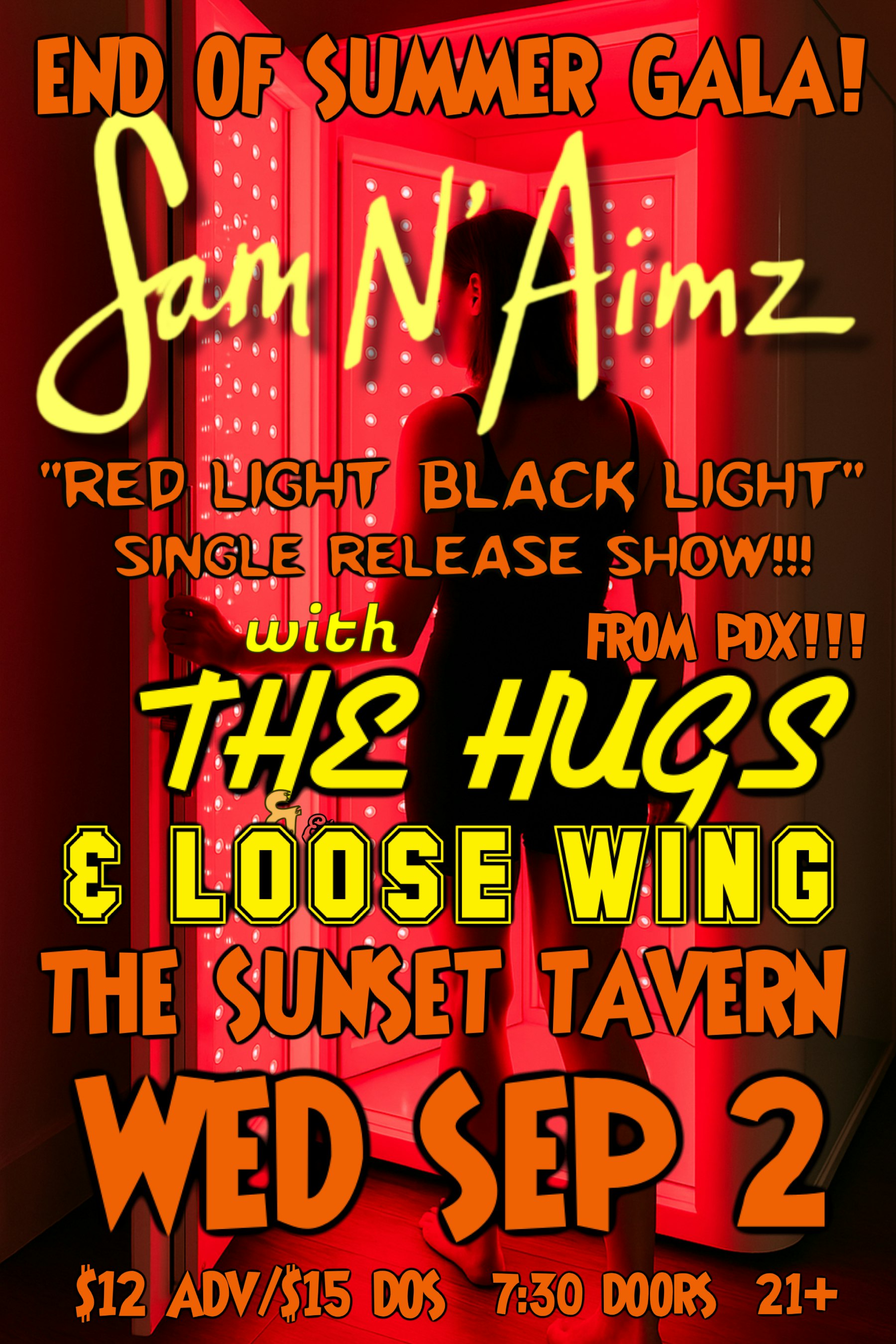 Sam n' Aimz, The Hugs, Loose Wing Tickets | $15.94 | 2 Sept @ The Sunset Tavern, Seattle | DICE at The Sunset Tavern