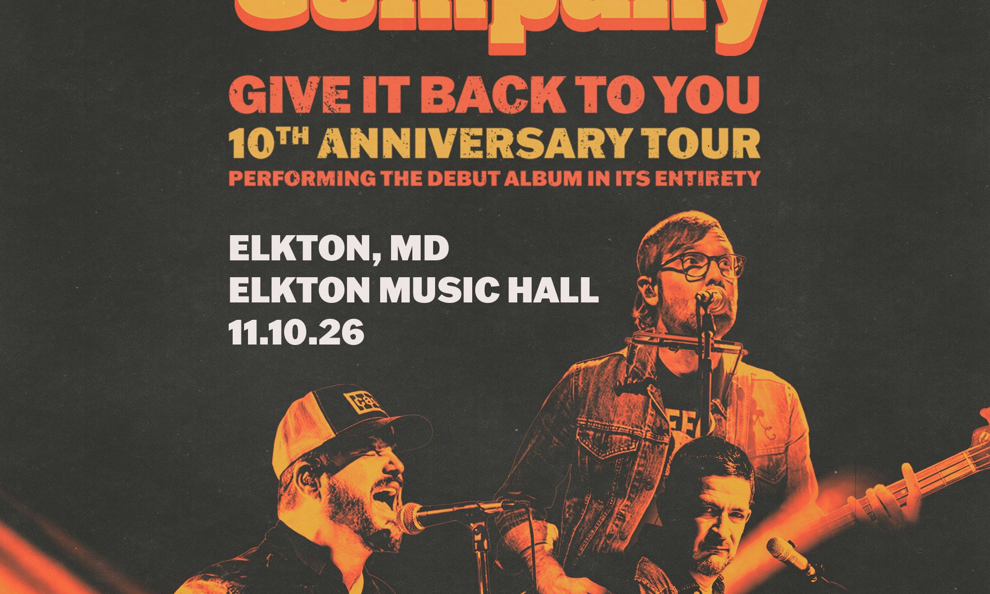 The Record Company - Give It Back To You 10th Anniversary Tour